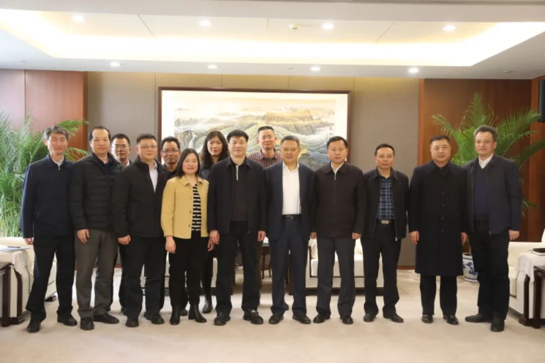 孙建平局长拜访中国储备粮管理集团有限公司邓亦武董事长迟京涛总经理